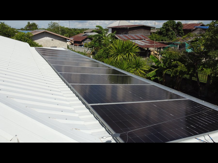 Solar Installation - Aerial View